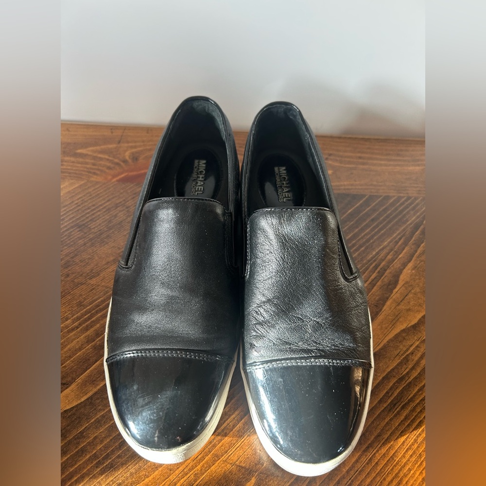 Michael Kors Black Slip-On Women's Shoes